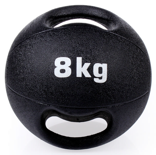 Medicinboll med handtag 8 kg