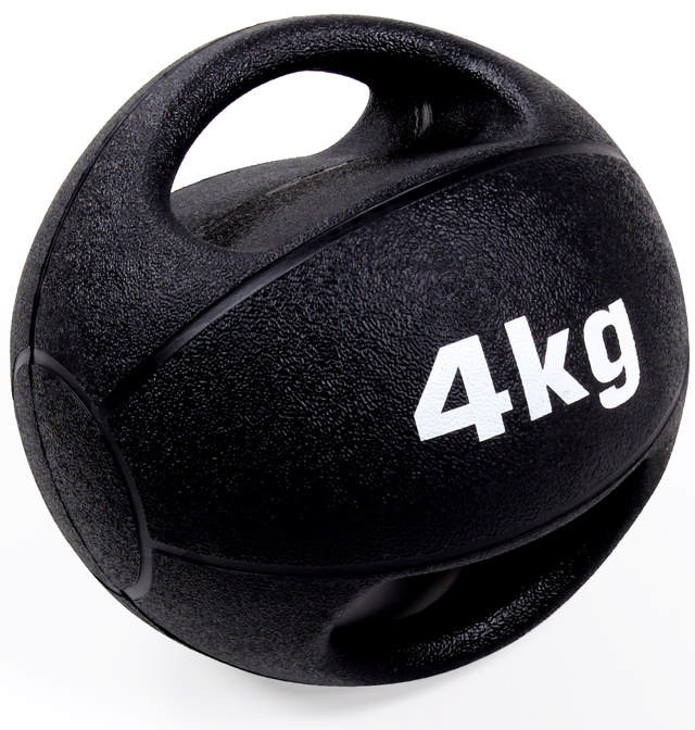 Medicinboll med handtag 4kg