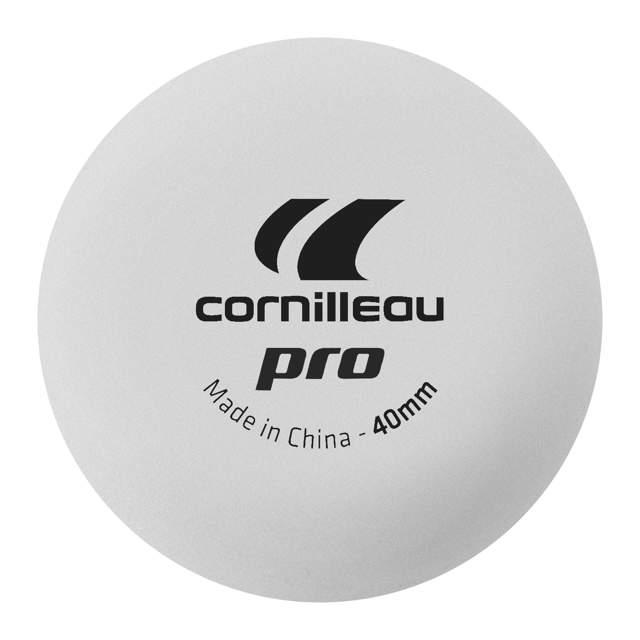 Bordtennisball Cornilleau Pro White