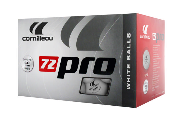 Bordtennisball Cornilleau Pro White