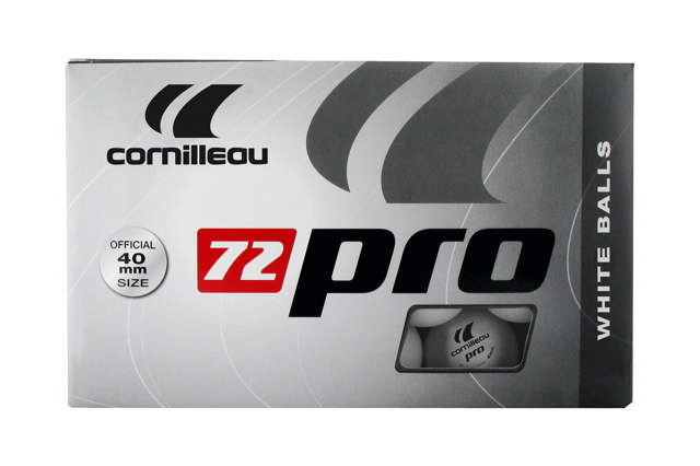 Bordtennisball Cornilleau Pro White