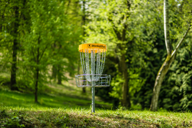DiscGolfPark PRO Target, Permanent, pdga-godkänd, inkl insatsrör för markfäste