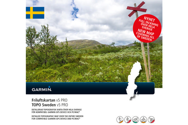 Topografisk karta Sverige. OBS! Ange område!