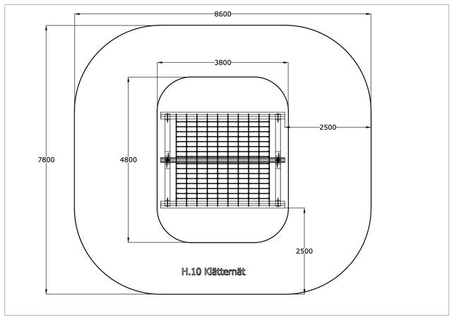 Klätternät, hinderbana