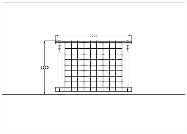Klätternät, hinderbana