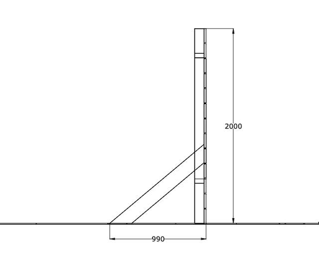 Fönstervägg, hinderbana