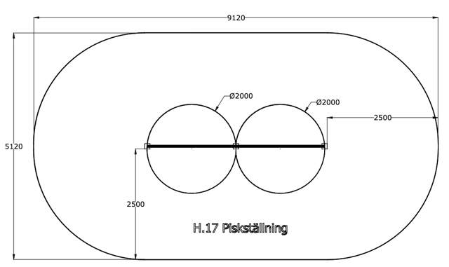Piskställning, hinderbana