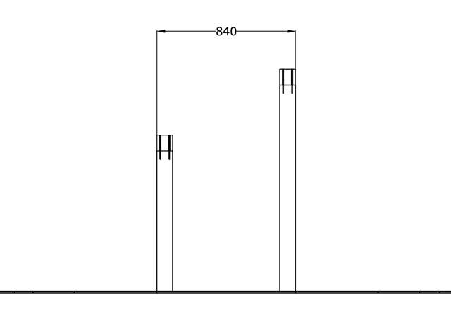 Dubbel bom, hinderbana