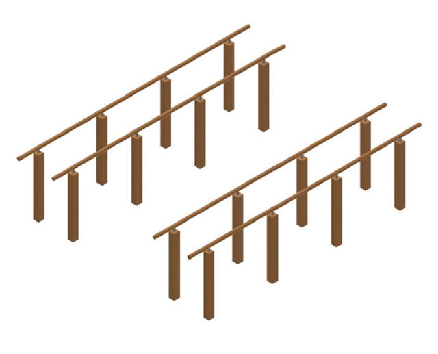 Lång barr, hinderbana