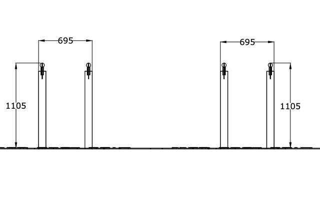 Lång barr, hinderbana