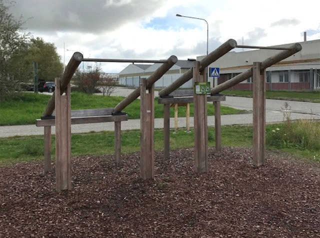 Ryggdrag, 2 lika redskap med olika tyngd