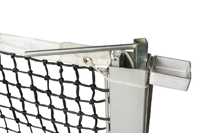 Tennisstolpar HASPO Fyrkantig, vit