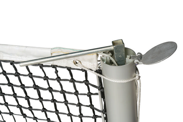 Tennisstolpar HASPO Rund, vit