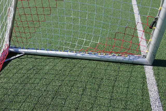 Fotbollsmålpaket UNISPORT Alu 7,32 x 2,44 m