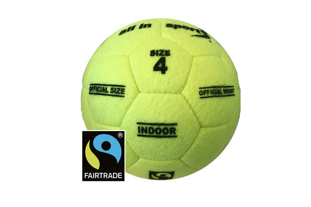 Sisäjalkapallo All in sport, huopa, koko 4, Reilun kaupan pallo
