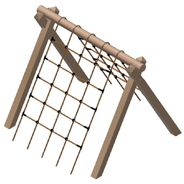 Klätternät, motorikbana