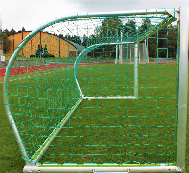 Fotbollsnät 5,00 x 2,00 m SCANSIS Alu, 120 mm, grönt