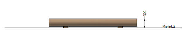 Balansstock i lärk, lek/motorik