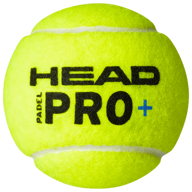 Padelboll HEAD Padel Pro+, 3-p