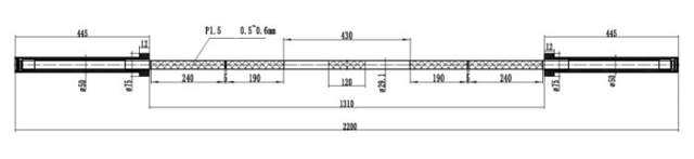 Voimanostotanko Recoil 20 kg