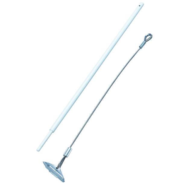 Markfäste för mittjusterarband