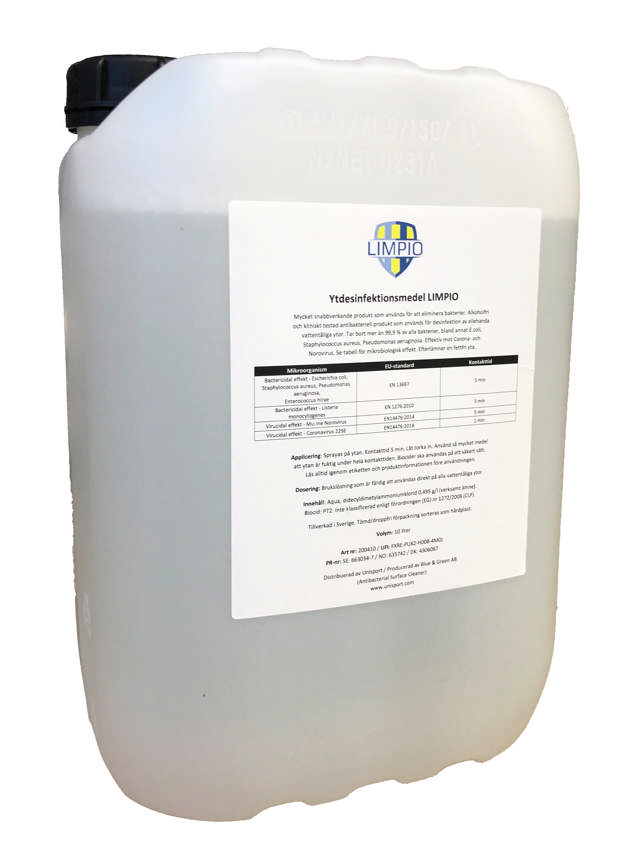 Ytdesinfektionsmedel LIMPIO
