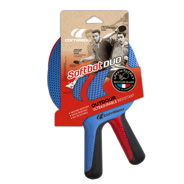 Bordtennisracket CORNILLEAU soft bat DUO