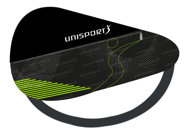 Padelrack UNISPORT Carbon, inkl fodral