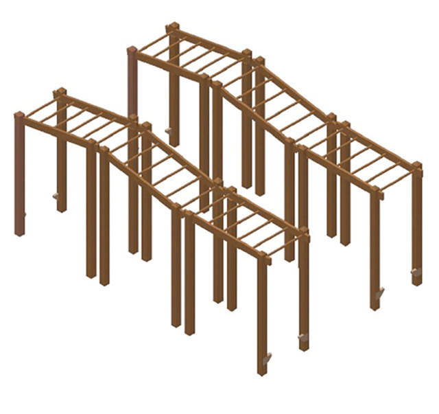 Forhindringsbane - Armgang Dobbelt