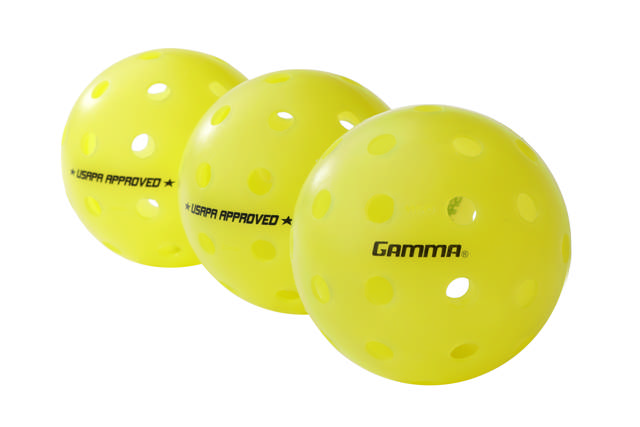 Pickleball-pallo Gamma Outdoor, 3-pakkaus