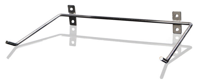 Vægbeslag til måtter med huller