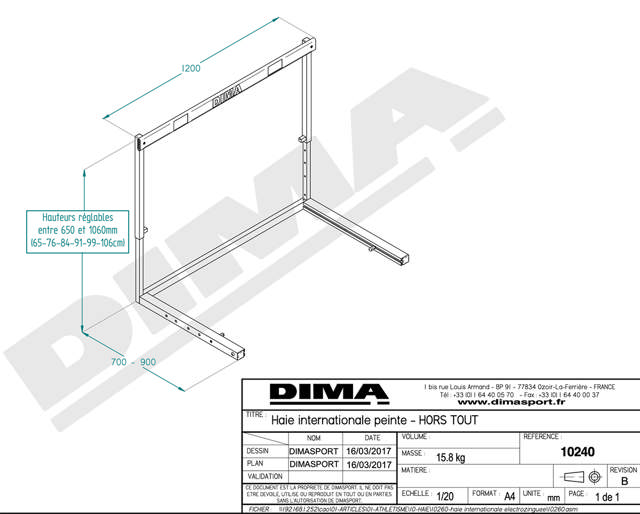 Konkurrencehække DIMA Stål - lakeret