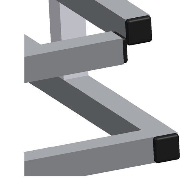 Galvaniseret platform til stangspringsmadras DIMA