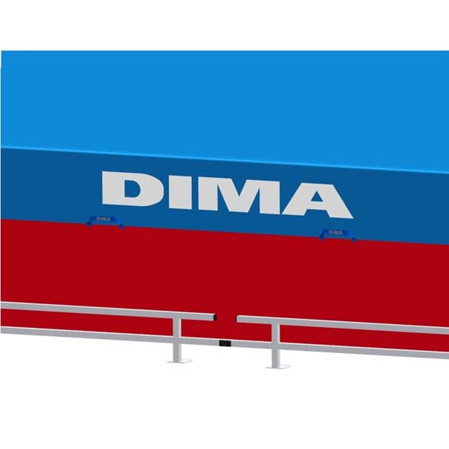 Galvaniseret platform til højdespringsmåtte DIMA