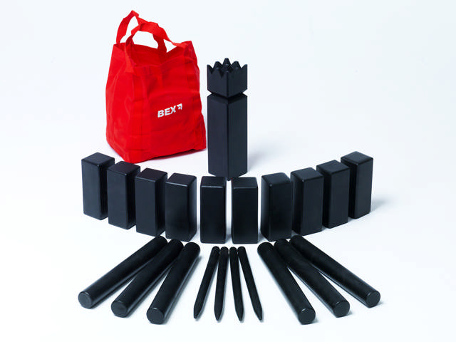 Kongespil / Kubb spil Black edition