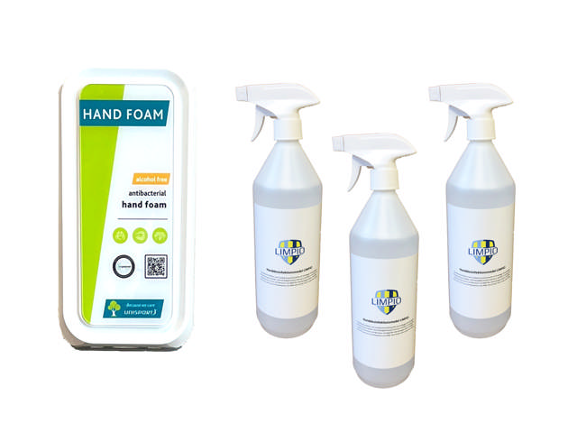 Automatisk handdispenser med handdesinfektionsmedel