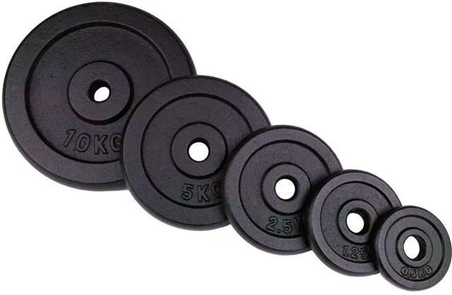 Viktskiva RECOIL skolstång järn, 10 kg