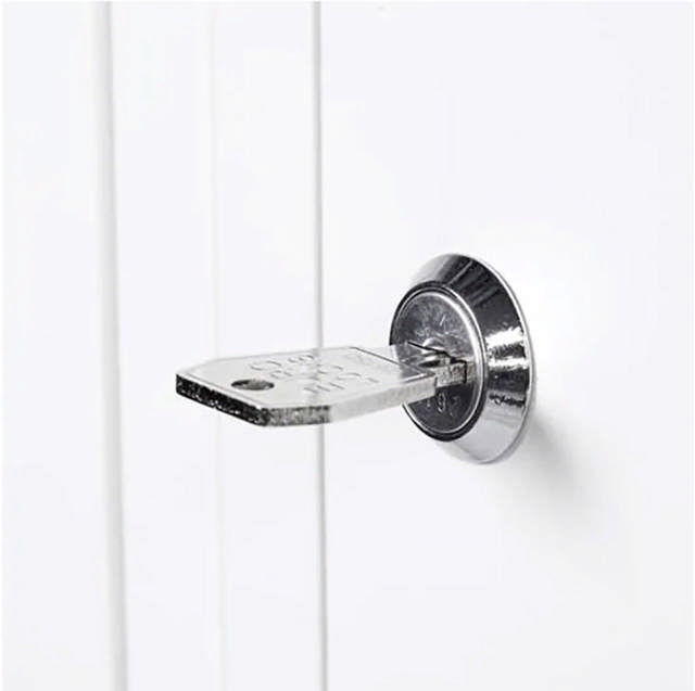 Klädskåp SARPSBORG 2-delat med cylinderlås