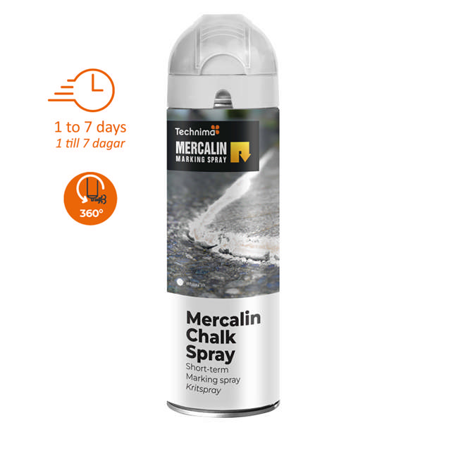 Kalkspray MERCALIN, 500 ml, vit