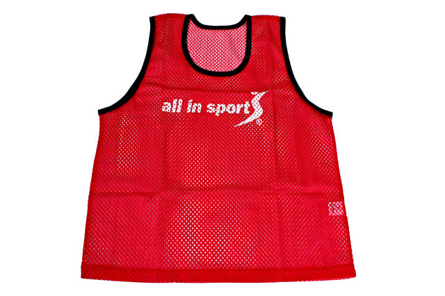 Lagväst ALL IN SPORT Basic Kids, röd