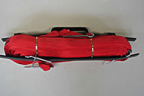 Linjesats för beachvolleyboll, 25 mm, inkl 4 markankare