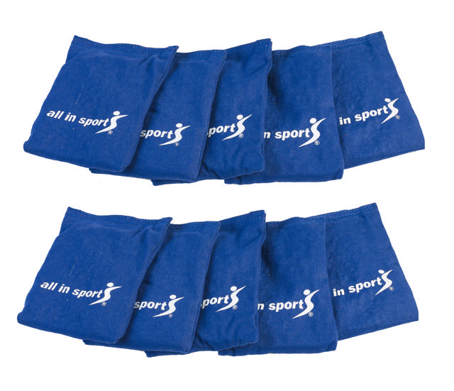 Ärtpåsar, 10-pack, blåa