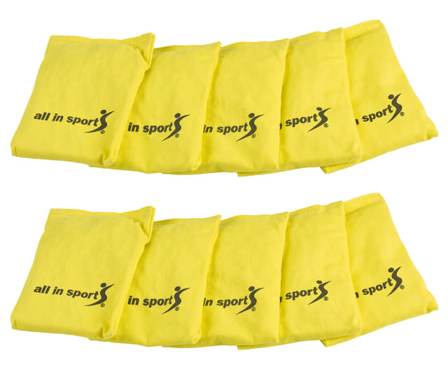 Ärtpåsar, 10-pack, gula