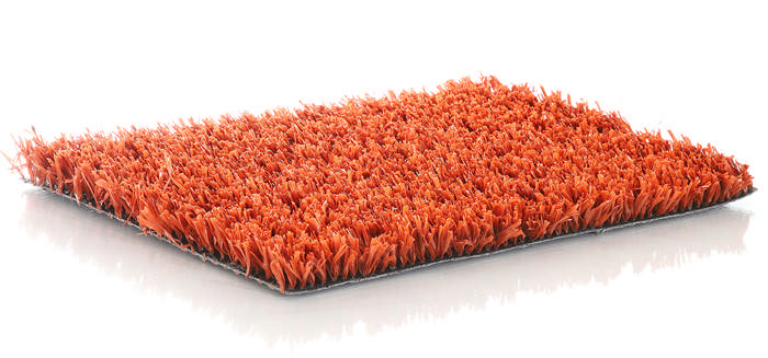 Konstgräs Active - 2x25m, terrakotta röd