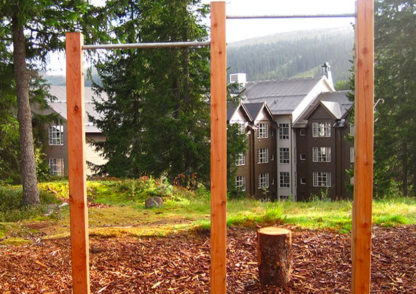 Armhävningsstång 2:a, 2 höjder