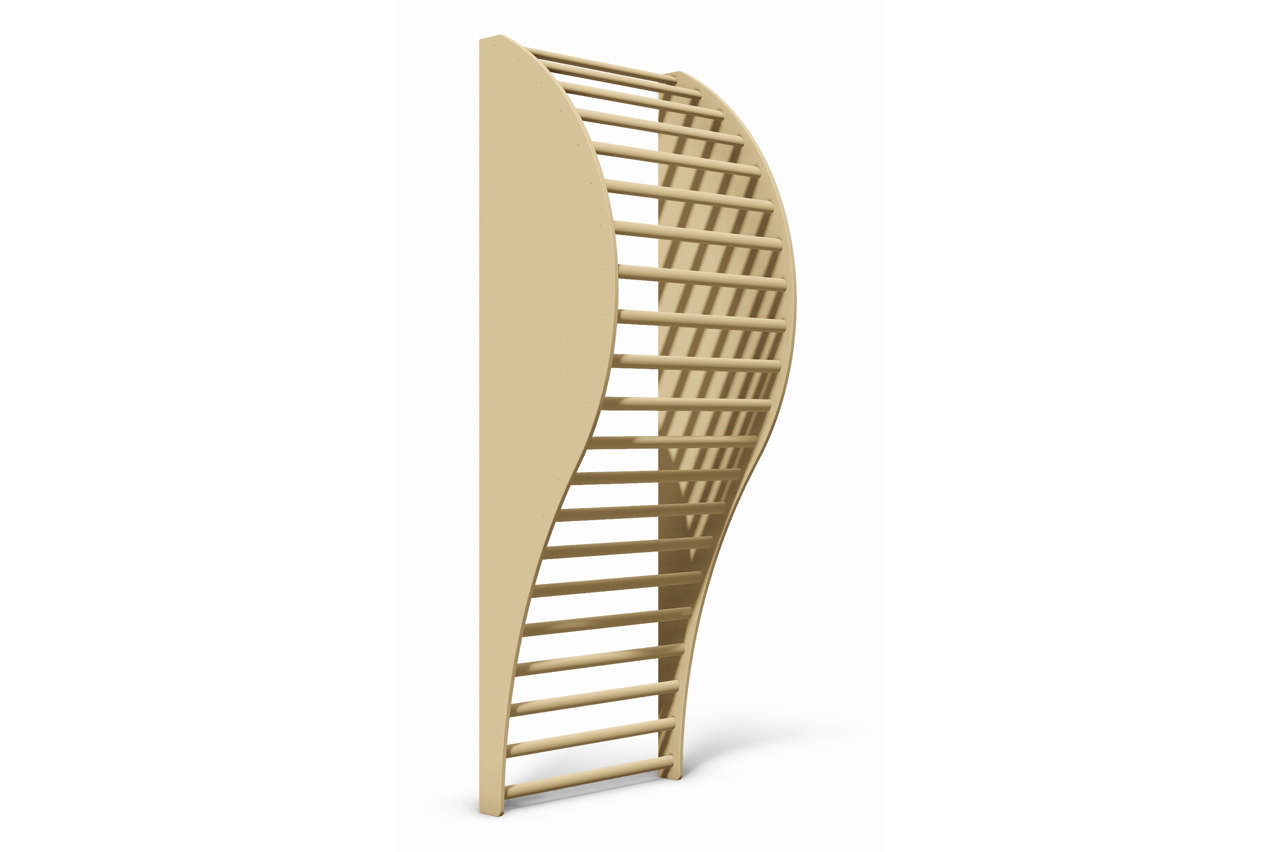 Organisk ribbevegg modell 1