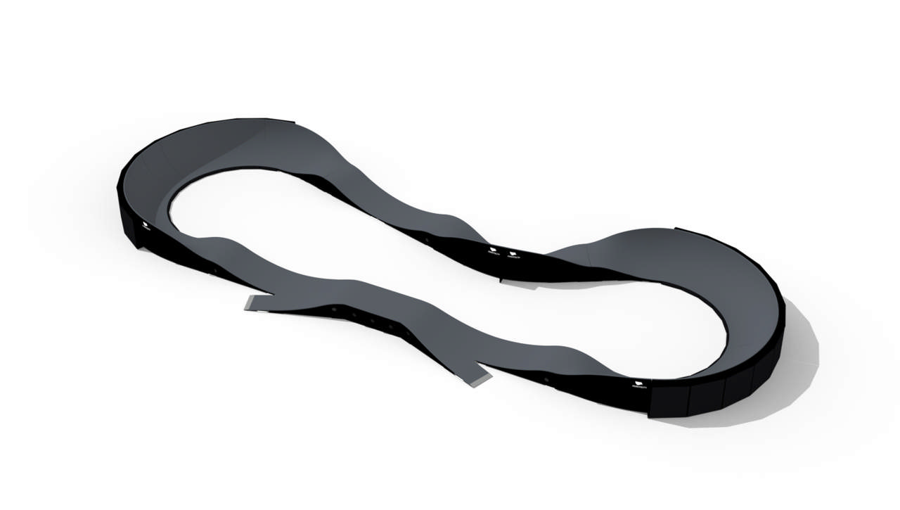 PumpTrack Bowtie Komplett
