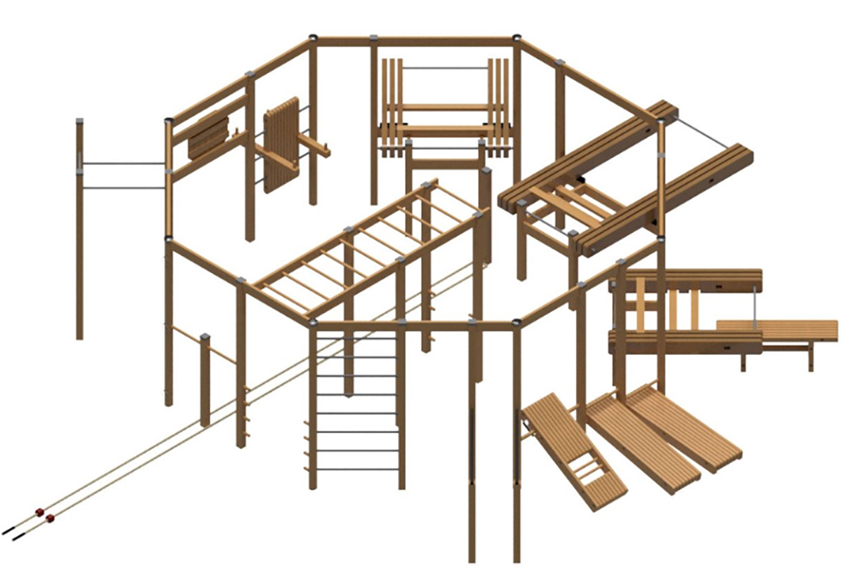 Oktagym Utform, 13 redskap