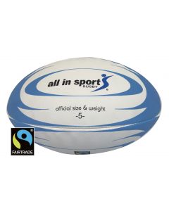 Rugbyboll ALL IN SPORT Fairtrade